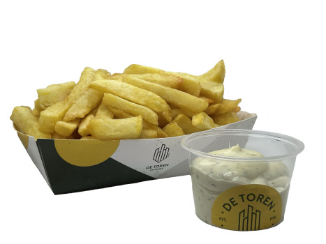 Grote friet truffelmayo Grote friet truffelmayo