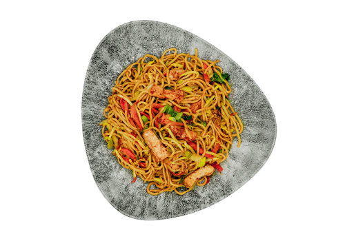 Gebratene Nudeln mit Tofu Gebratene Nudeln mit Tofu