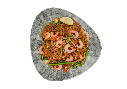 Glasnudeln mit Shrimps Glasnudeln mit Shrimps