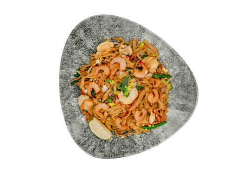 Pad Thai mit Huhn & Shrimps Pad Thai mit Huhn & Shrimps
