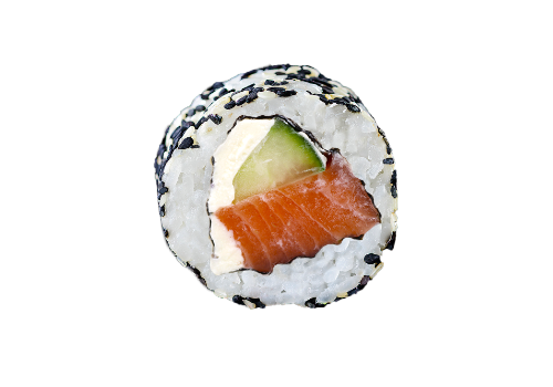 California Lachs, Frischkäse & Gurke (80b) California Lachs, Frischkäse & Gurke (80b)