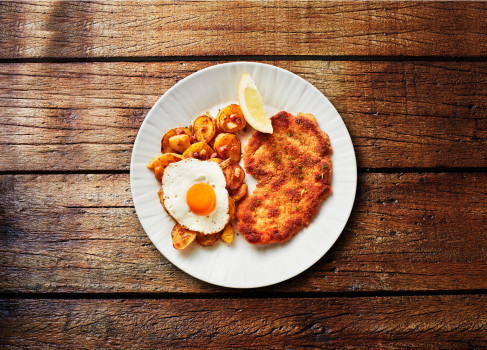 Schnitzel a la Meyer Klein, 125g Schnitzel a la Meyer Klein, 125g