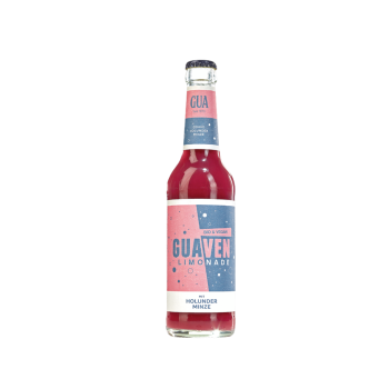 Guaven Limonade mit Holunder Minze 0,33l Guaven Limonade mit Holunder Minze 0,33l