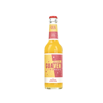 Guaven Limonade mit Ingwer Kurkuma 0,33l Guaven Limonade mit Ingwer Kurkuma 0,33l