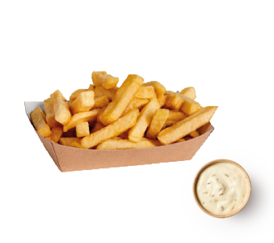 Frites knoflooksaus Frites knoflooksaus