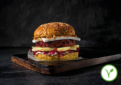 Red carrot burger Red carrot burger