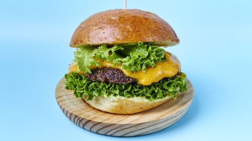 Double Cheese Bio-Beef Burger normal Double Cheese Bio-Beef Burger normal