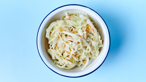 kleiner Coleslaw (homemade und vegan!) kleiner Coleslaw (homemade und vegan!)