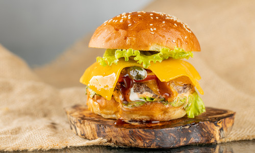Premium Cheeseburger Premium Cheeseburger
