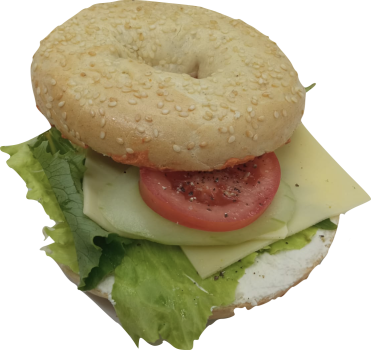 Double Cheese Bagel Double Cheese Bagel