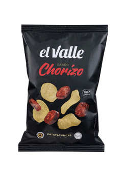 El Valle Patatas Fritas Chorizo Chips 120g