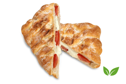 Flatbread mozzarella tomaat Flatbread mozzarella tomaat