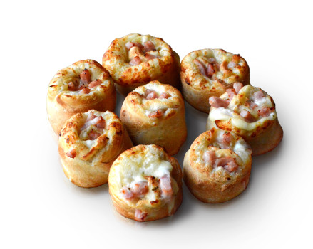 8 Stk. Cheese & Ham Rolls 8 Stk. Cheese & Ham Rolls