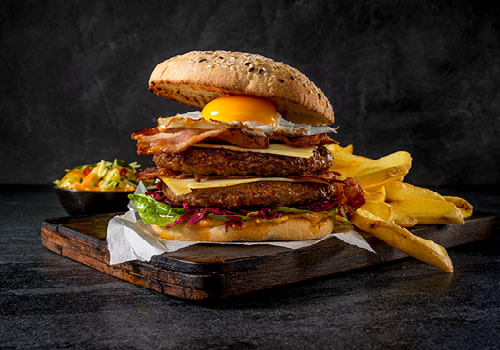 Double cheese burger menu Double cheese burger menu