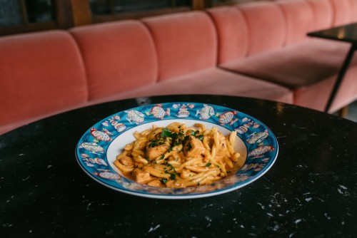 Strozzapreti Gorgonzola Salmone Strozzapreti Gorgonzola Salmone
