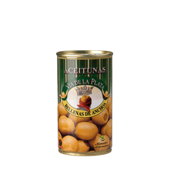 Grüne Oliven gefüllt mit Sardellenpaste- Aceitunas Rellenas de Anchoa Grüne Oliven gefüllt mit Sardellenpaste- Aceitunas Rellenas de Anchoa