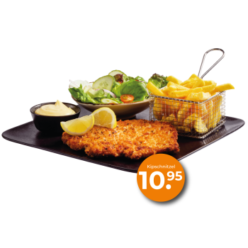 Kipschnitzel menu Kipschnitzel menu