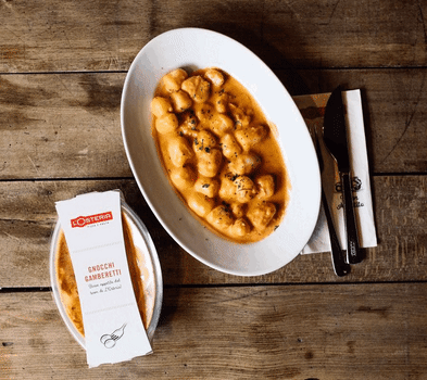 Premium Fertiggericht Gnocchi Gamberetti 400 g Premium Fertiggericht Gnocchi Gamberetti 400 g