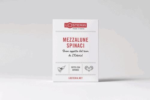 Premium Fertiggericht Mezzalune Spinaci 400 g Premium Fertiggericht Mezzalune Spinaci 400 g