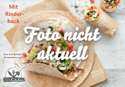 Wrap des Monats <br> BiQ Burger <br> (mit Rinderhack) Wrap des Monats <br> BiQ Burger <br> (mit Rinderhack)