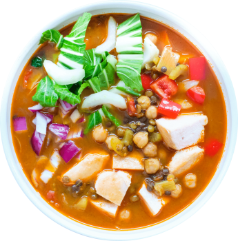 bok choy lentil tofu bowl bok choy lentil tofu bowl