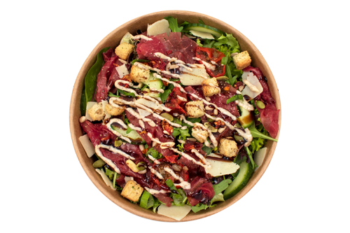 Salade Rundercarpaccio (klein) Salade Rundercarpaccio (klein)
