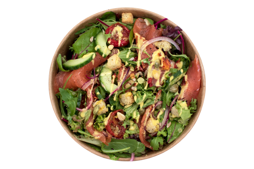 Salade gerookte Zalm Salade gerookte Zalm