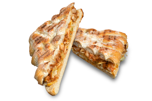 Flatbread Oosterse kip Flatbread Oosterse kip