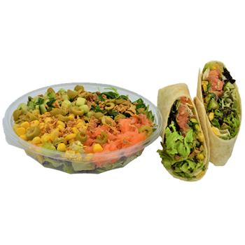 Wiki smoked salmon salade of wrap Wiki smoked salmon salade of wrap