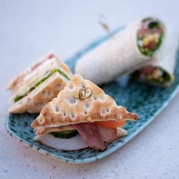 Sandwich gerookte zalm Sandwich gerookte zalm
