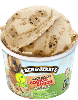 Ben & Jerrys Cookies on Cookie Dough Non-Dairy Ice Cream Shortie Ben & Jerrys Cookies on Cookie Dough Non-Dairy Ice Cream Shortie