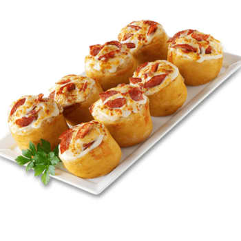 Pizza brötchen Salami Pizza brötchen Salami