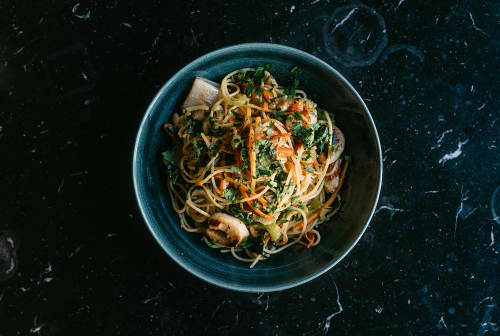 Spaghetti Shrymps al Vino Bianco Spaghetti Shrymps al Vino Bianco
