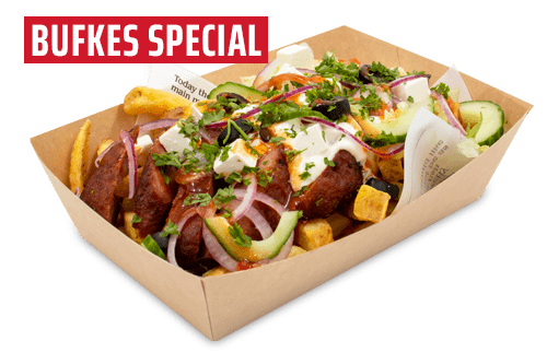 Loaded fries Tzatziki Loaded fries Tzatziki