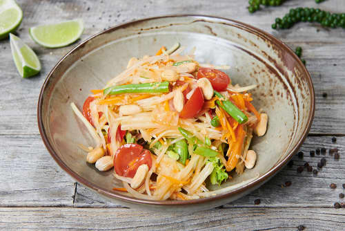 Papaya-Salat Papaya-Salat