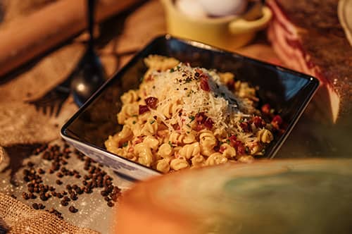 Fusilli Carbonara Fusilli Carbonara