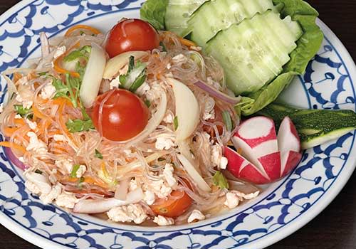 Yam Wun-Sen Poulet (leicht scharf) Yam Wun-Sen Poulet (leicht scharf)