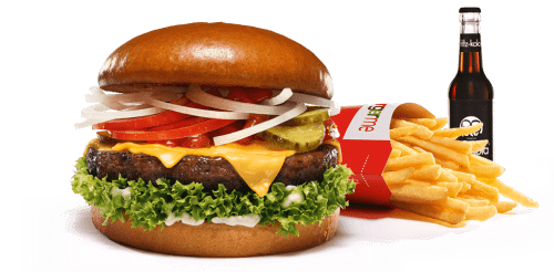 Cheese Burger-Menü Cheese Burger-Menü