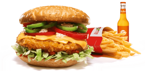 Hot Crunchy Chicken-Menü Hot Crunchy Chicken-Menü