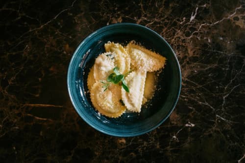 Mezzalune al Tartufo e Menta Mezzalune al Tartufo e Menta