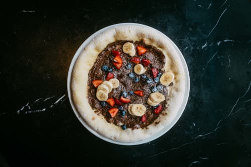 Pizza con Cioccolato Pizza con Cioccolato