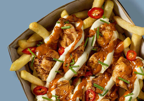 Loaded Fries Spicy Chicken Loaded Fries Spicy Chicken