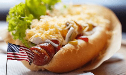 Chili Cheese Dog - 4 Stück Chili Cheese Dog - 4 Stück