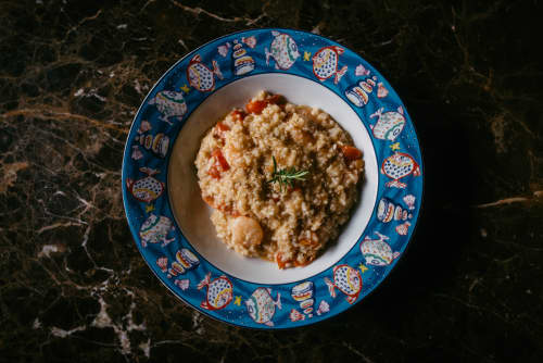 Risotto Limone e Gamberetti Risotto Limone e Gamberetti