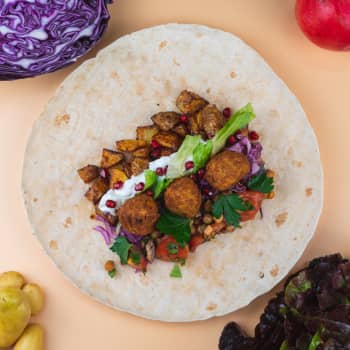 Falafel Wrap Falafel Wrap