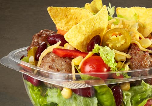 Salat Meat Mexico, kleine Portion (DdW) Salat Meat Mexico, kleine Portion (DdW)