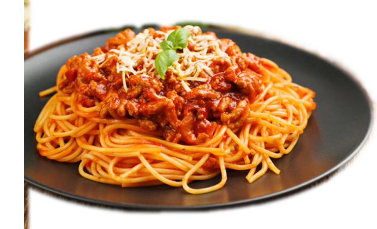 Spaghetti mit Bolognesesauce<sup>K,F</sup> Spaghetti mit Bolognesesauce<sup>K,F</sup>