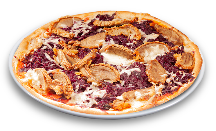 Pizza Ente & Rotkohl Pizza Ente & Rotkohl