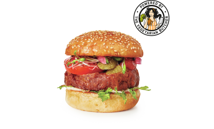 Vegetarischer No Beef Burger Vegetarischer No Beef Burger