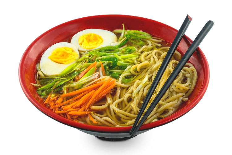 Miso Ramen Nudelsuppe Miso Ramen Nudelsuppe